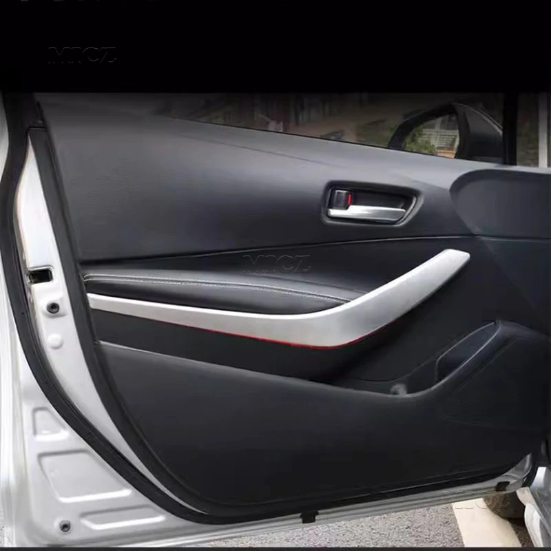 

Для Toyota Corolla Sedan Hybrid 2019-2023 2024, внутренние накладки на подлокотник передней двери автомобиля, декоративные аксессуары