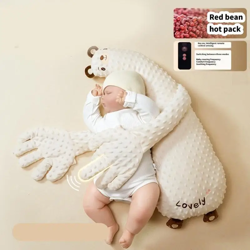 

Gentle Electric Patting Hand Appease Doll for Baby Feature Soft Fabric with/without Calming Music for Easy Sleep 24BE