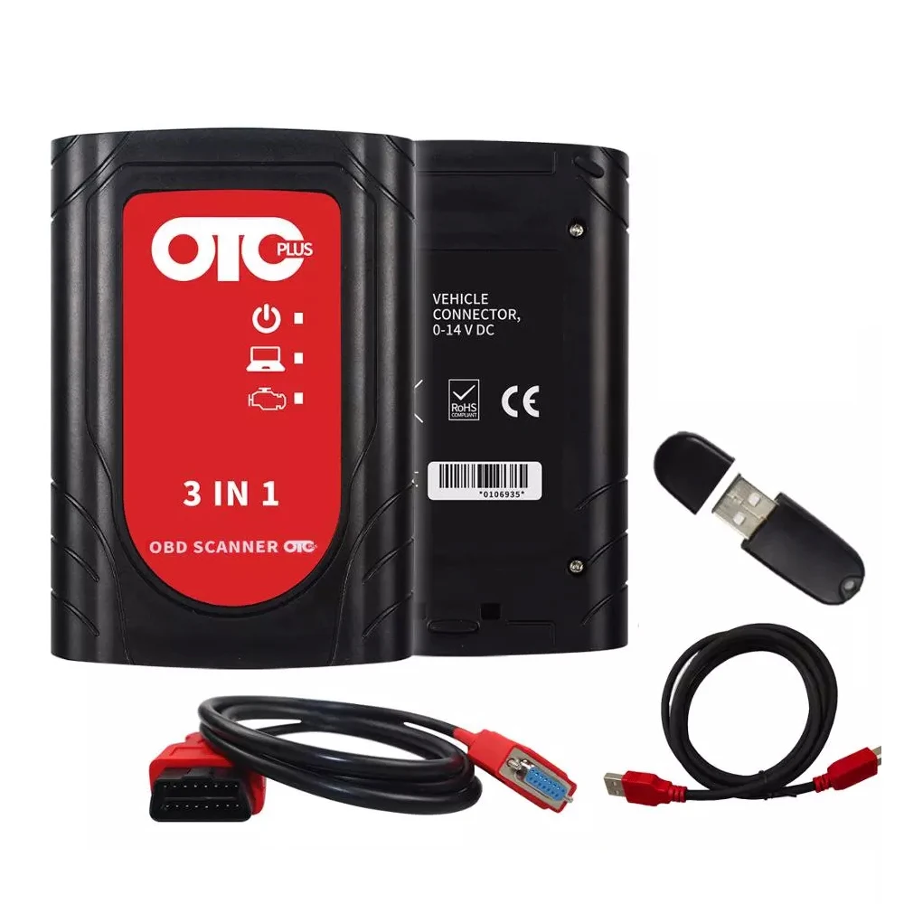 OTC Plus 3 in 1 Techstream Consult 3 Plus OTC Scanner GTS With HDD For Nissan /Tyota/VOL Car Diagnostic Tool OBD2 Scanner