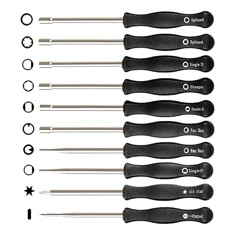 Herramienta de ajuste de carburador, Kit de afinación, herramienta de ajuste de carburador para motor pequeño común de 2 ciclos Echo STIHL, 10 Uds.