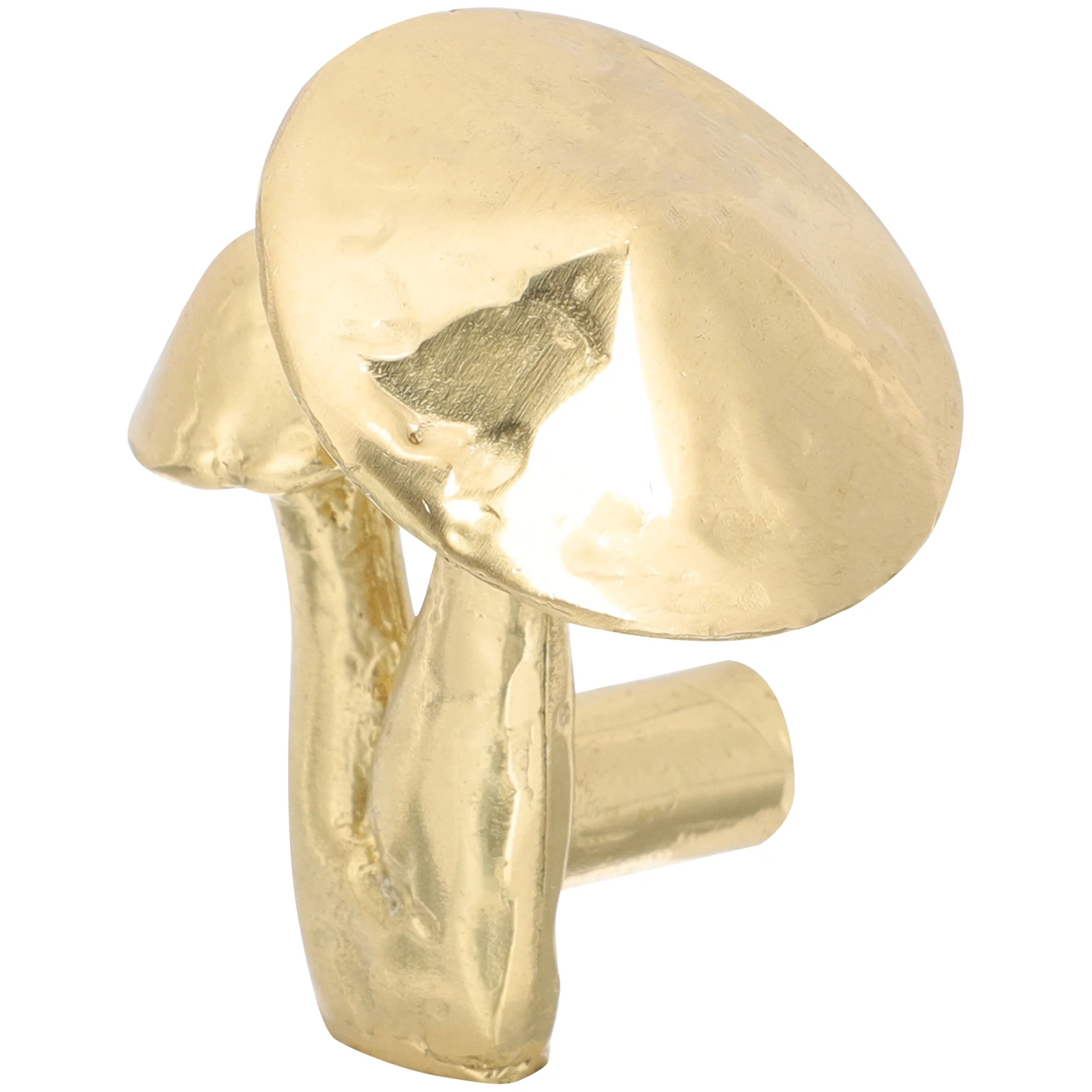 

Brass Handle Kitchen Cabinets Large Whimsical Knobs for Dress Drawer Mushrooms Household