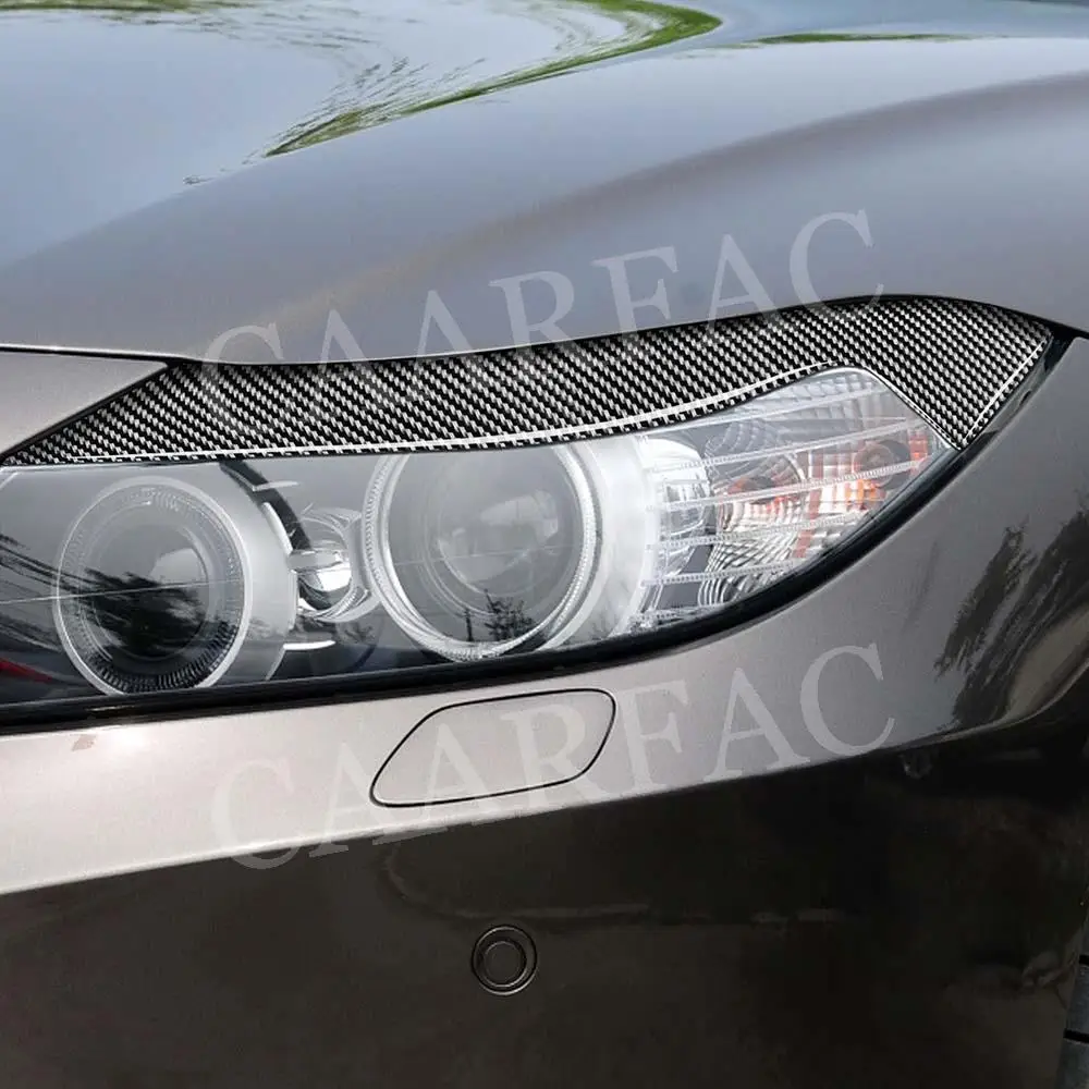 

Carbon Fiber Front Bumper Cover Eyebrow Car Decoration For BMW Z4 E89 2009-2015 Eyelid Trims Car Styling