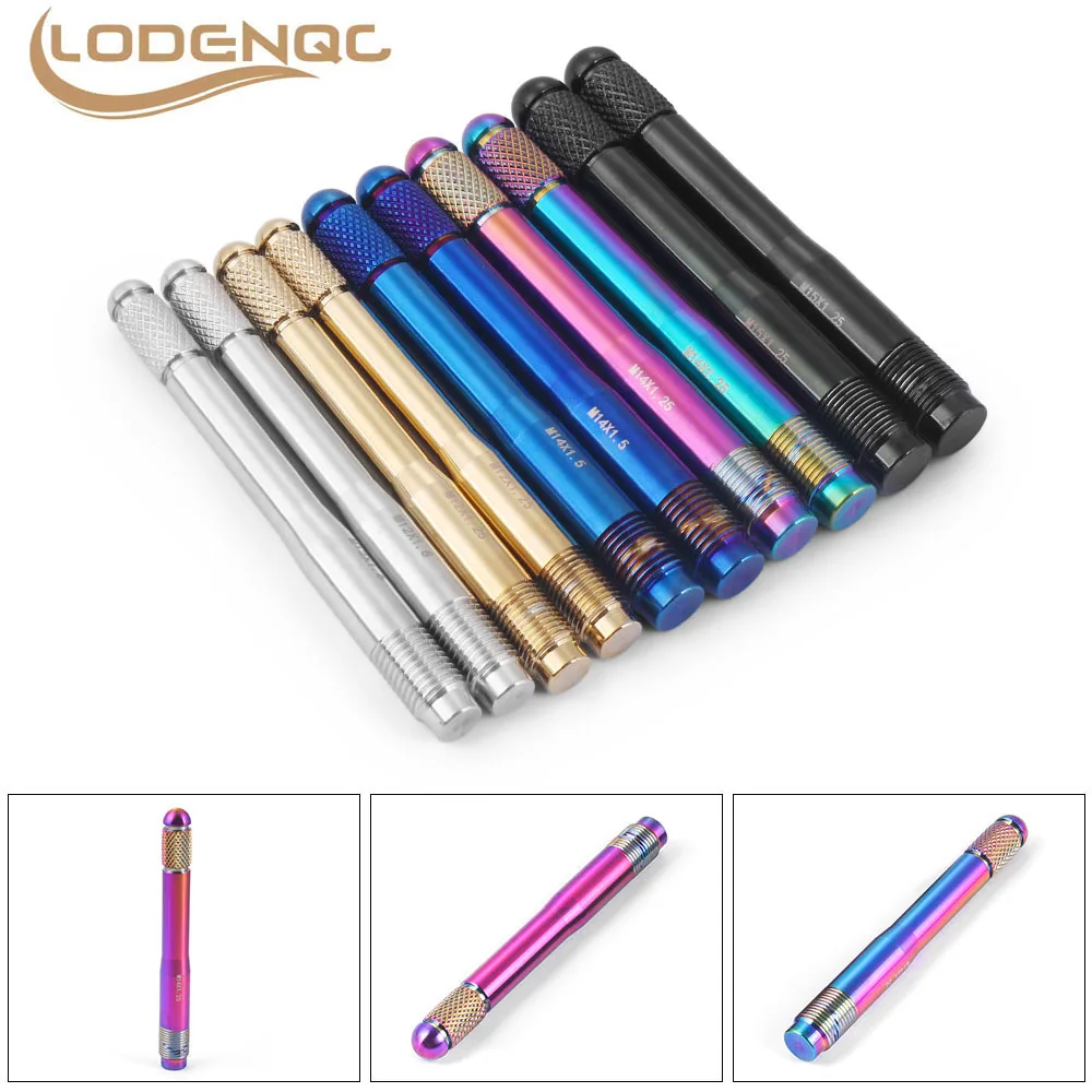 

10 шт., инструмент для выравнивания направляющих отверстий для подвешивания колес M14 x1,25, M14 × 1,5, M12 × 1,25, M12 × 1,5, M15 × 1,25, крепежные болты для колес