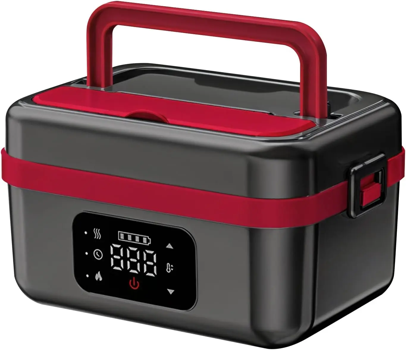 

Rechargeable Cordless Heated Lunch Box, 1L Portable Food Warmer for Office Camping Travel