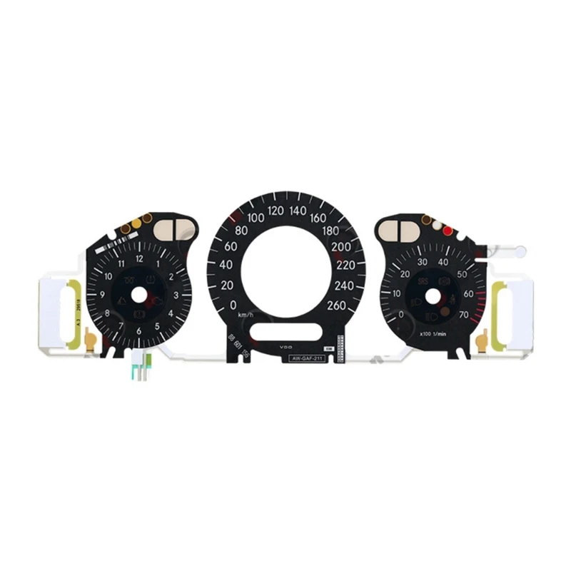 

Gauge Face A2115405111 A2115405211 A2095406911 for W209 C219 Replacement Parts with Cold Light Instrument Panel