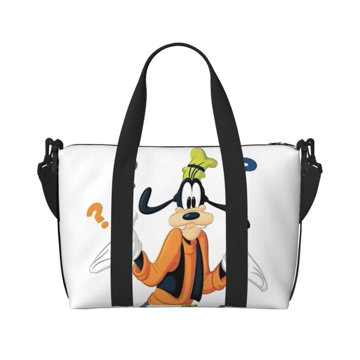 

Женская большая сумка Goofy на заказ, большая вместительная сумка с забавным животным узором, спортивная пляжная дорожная сумка на плечо