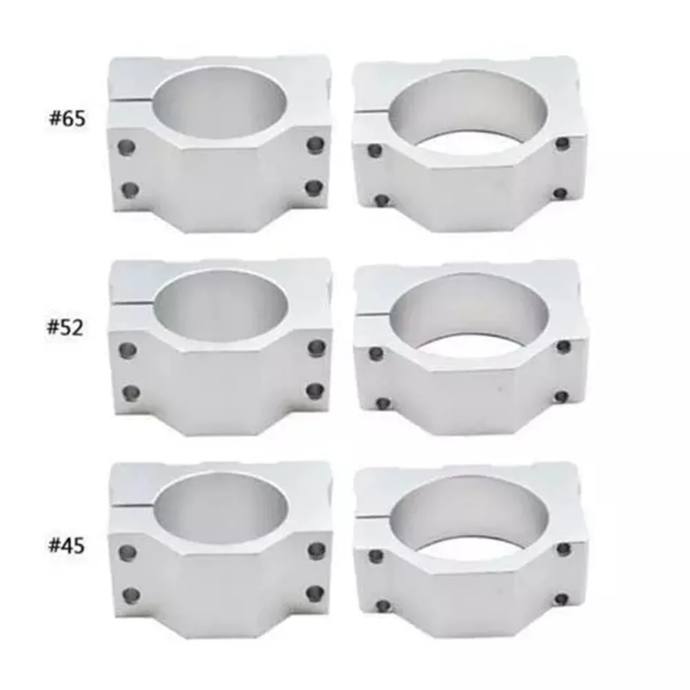Aluminum Alloy Motor Spindle Holder 52mm Mount Bracket Clamp For CNC Engraving Machine Fixture Tool Set