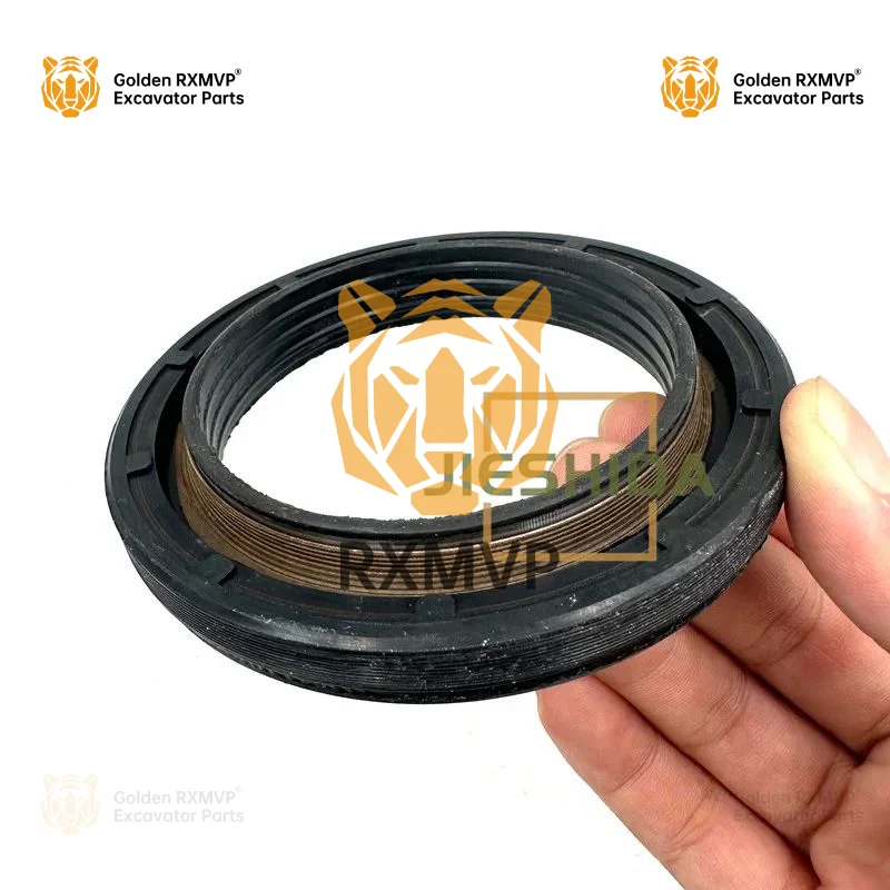 For Komatsu PC200/PC210/PC220/PC240-8 crankshaft oil seal 6D107 engine crankshaft front and rear oil seal excavator accessories