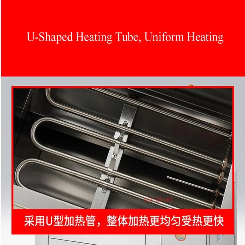 

Energy Saving Oil-Water Separating Fryer Large-capacity French Fried Chicken Fries Stall Gas Fryer Electric
