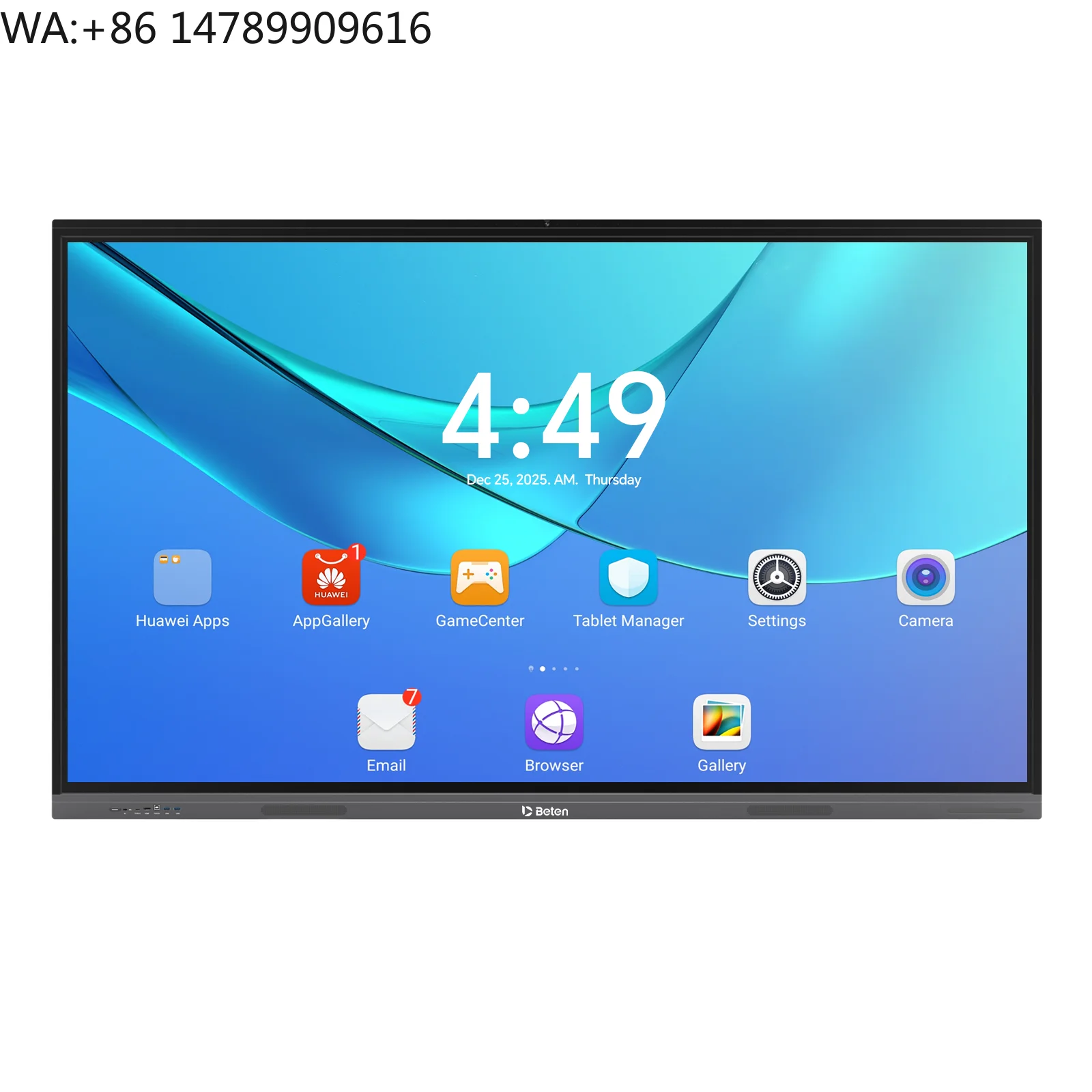 Smart Interactive Flat Panel Display Digital Board Touch Screen for Education and Conference Use
