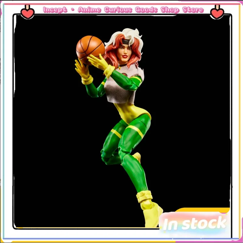 【In Stock】Hasbro Marvel X-Men 6-inch Basketball Set Gambit and Rakshasa Action Figure Anime Model Toy Collection Holiday Gift view 5
