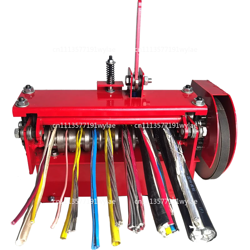 Electric wire stripping machine scrap copper wire household waste cable peeling machine automatic wire dialing peeling machine