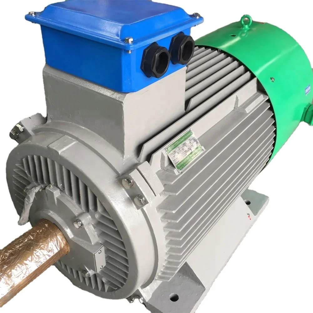 Generator Kualitas Terbaik 25kw 250rpm 50hz 3 Fase Generator Turbin Angin/Air Tanpa Bahan Bakar Generator Flywheel Rpm Rendah