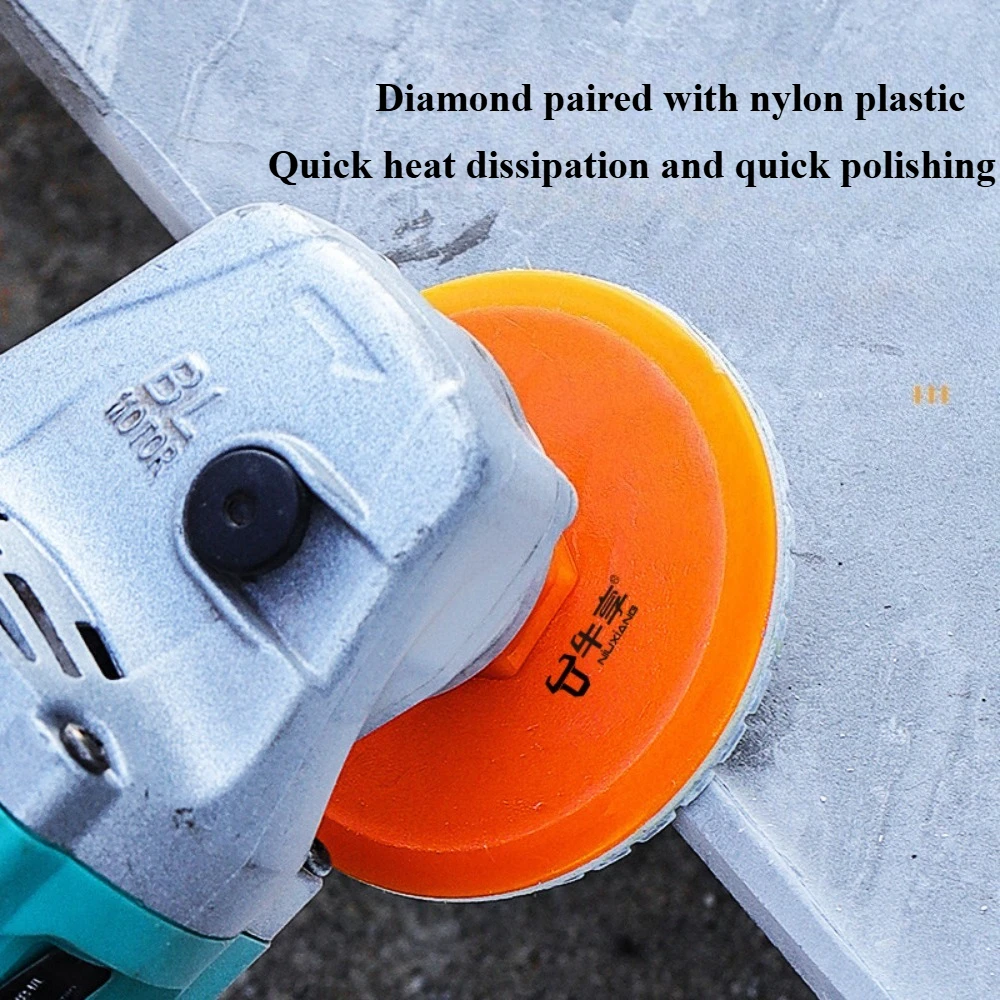 Angle Grinder Grinding Blade Ceramic Tile Integrated Polishing Disc M10 Polishing Stone Chamfering Grinding Edge Grinding Blade