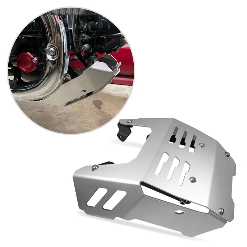 Motorcycle Engine Base Protective Cover For Honda MONKEY125 2021-2023 Monkey Silver