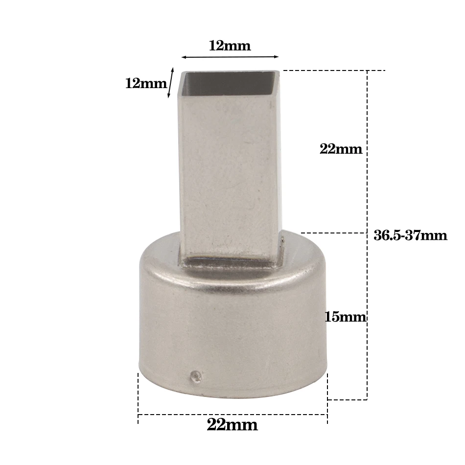 Imagem -05 - Bocal Universal Estação de Solda Estações de ar Quente Arma Bocais para 858d 858d Mais 8586 8858 Bocais de Soldagem Peças Lote 22 mm