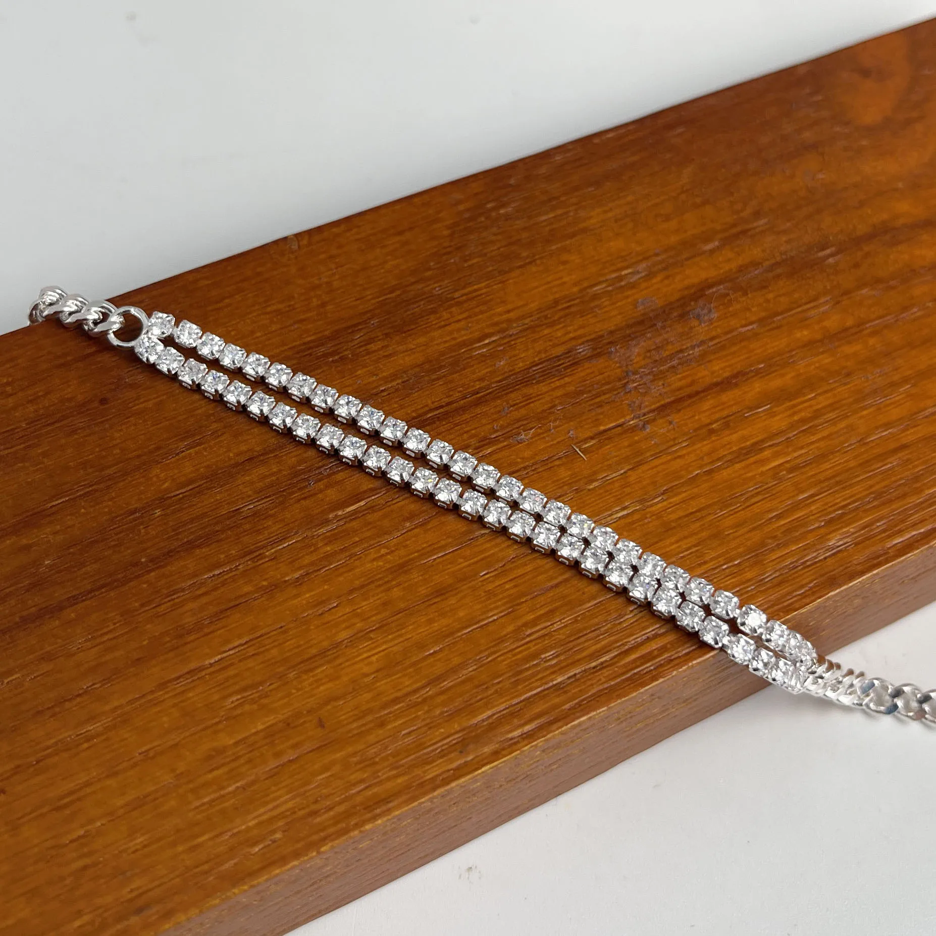 100% الصلبة 925 فضة ريترو سوار للنساء هندسية خمر ريشة نمط شكل سوار بسيط هدية عيد ميلاد