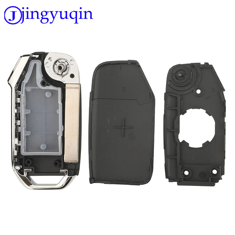Jingyuqin 3/4 أزرار سيدان/SUV تعديل البعيد الوجه للطي حالة مفتاح قذيفة فوب منتج جديد لكيا النسخة الأصلية #4