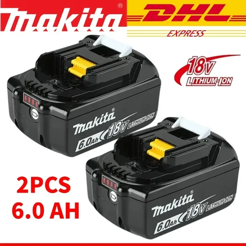 

100% original Makita 18V 6.0Ah Rechargeable Battery ,For Makita BL1830 BL1830B BL1840 BL1840B BL1850 BL1850B Power Tools Battery