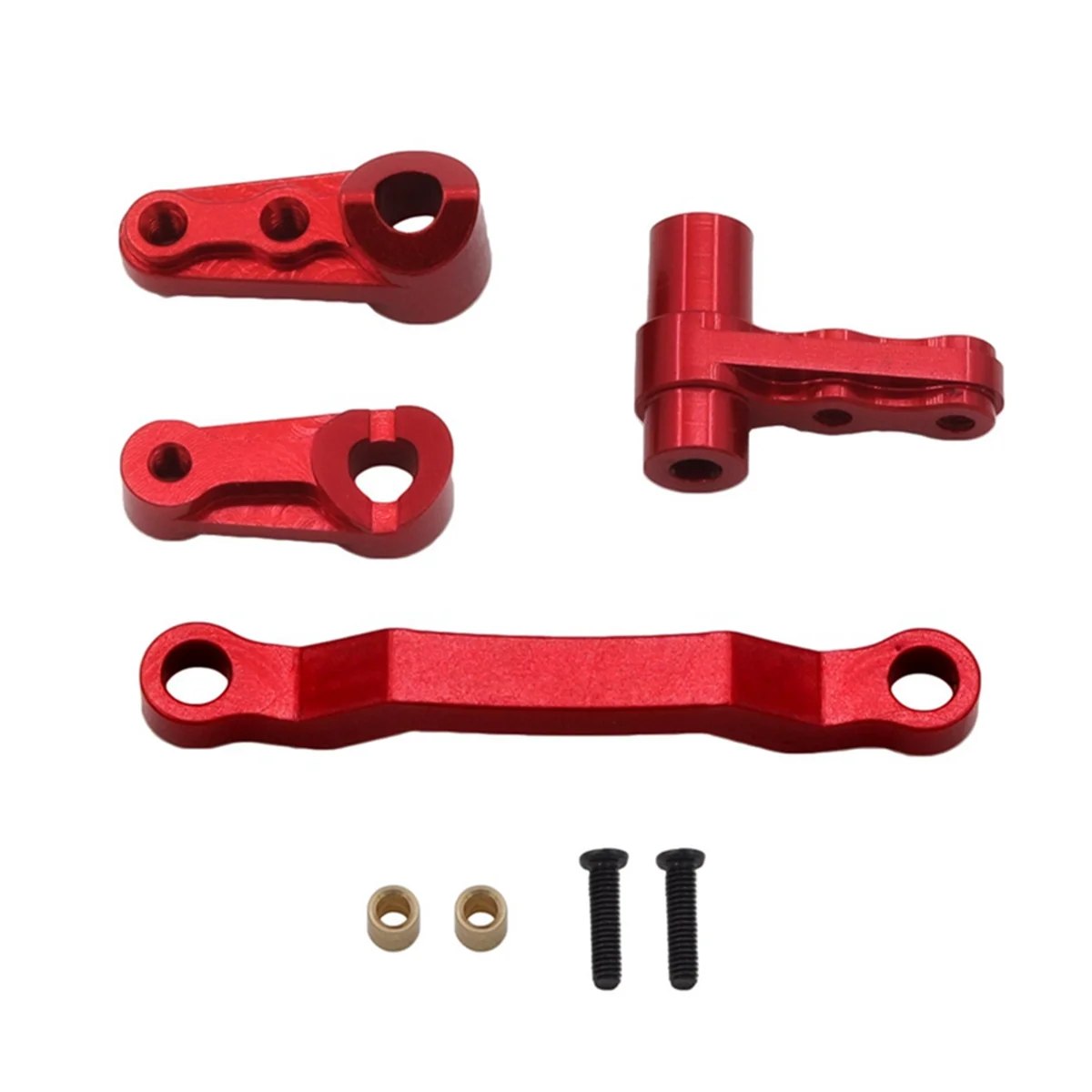 For 1/16 SMAX 1621 1625 Front and Rear Steering Cups, Swing Arms, Steering Groups, C Seats and Other Upgrade Parts,Red