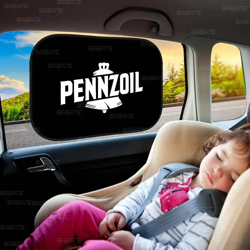 Doormat PENNZOIL LOGO Car Sun Shade UV Protection Electrostatic Adsorption Car Window Sunshade For Kids Outdoor Sunscreen view 6