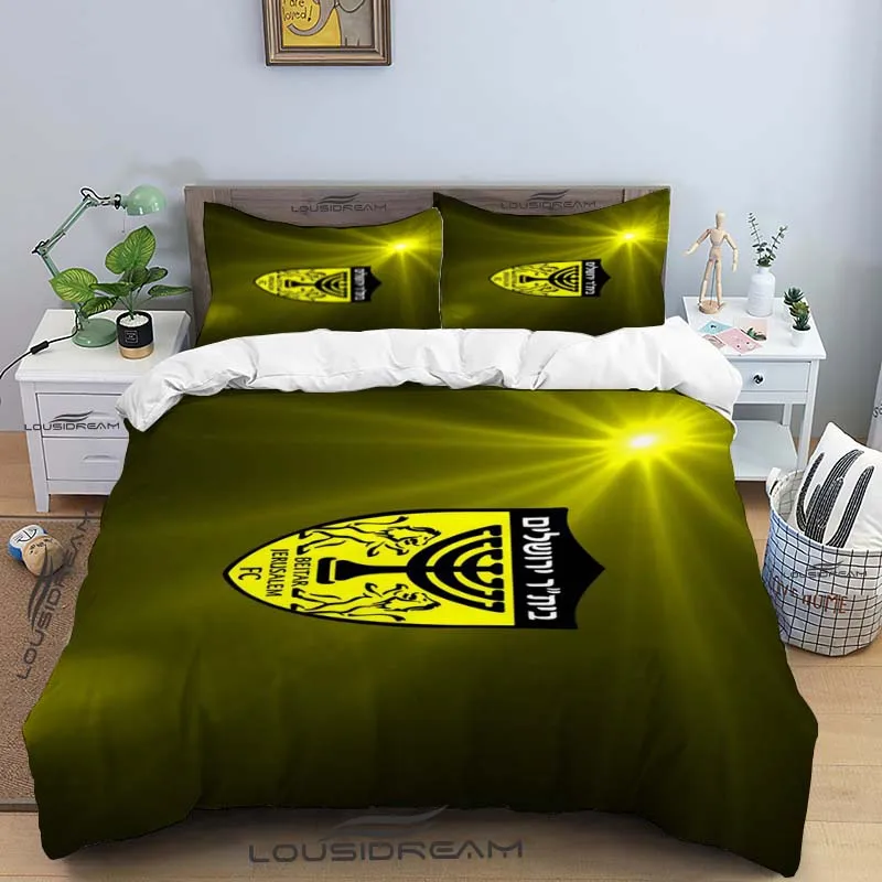 Beitar Jerusalem Fc All Season Twin Bedding Set 3 Piece Comforter Set Bed Duvet Cover  Double King Comforter Cover Home Textile