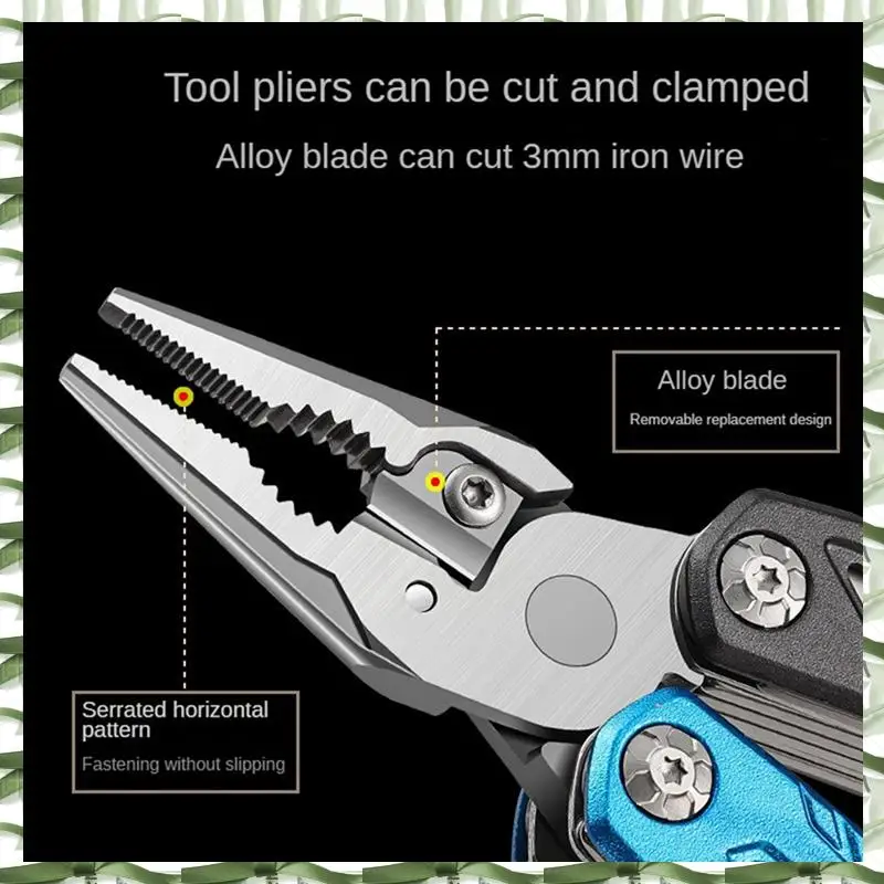 أداة احترافية متعددة الوظائف مطرقة مستديرة الرأس قابلة للطي مطرقة الأظافر كماشة مركبة الطوارئ المثبتة مجتمعة المتكاملة T