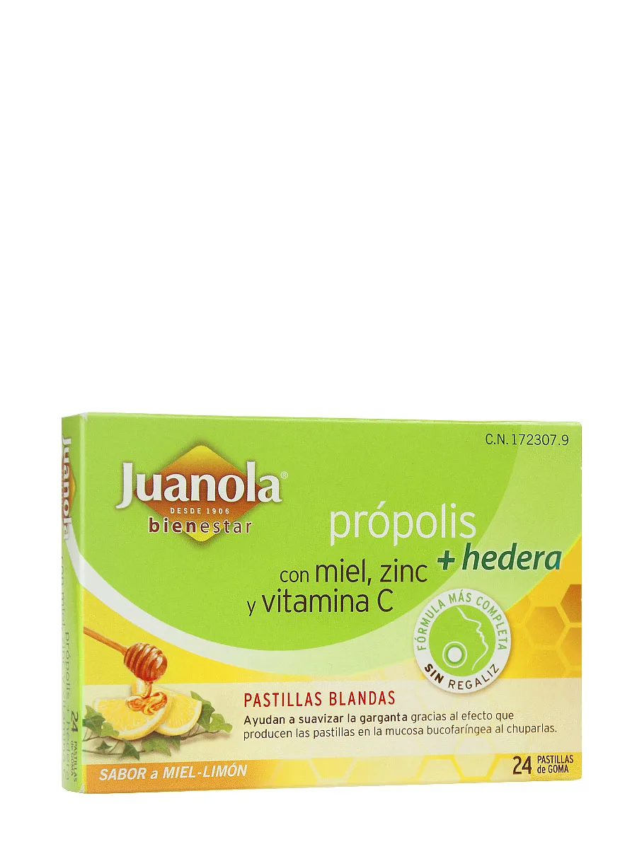 Tablets with propolis and Ivy juanola 24 tablets. -Healthy throats