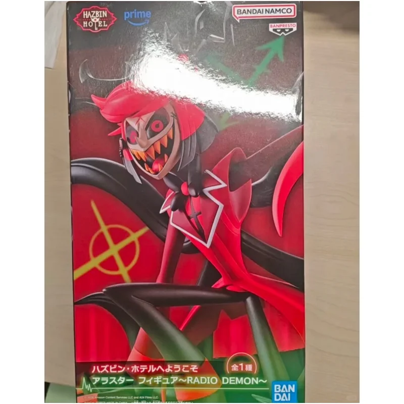 

New Genuine Alastor Radio Demon Figure Hazbin Hotel Anime Collectible Prize Figurine Desktop Decoration For Anime Fans In Stock