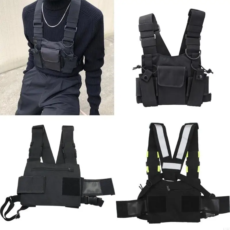 two-way-radio-shoulder-holsters-chest-harness-holder-bag-talkies-universal-nylon-vest-rig-chest-pack-k1kf