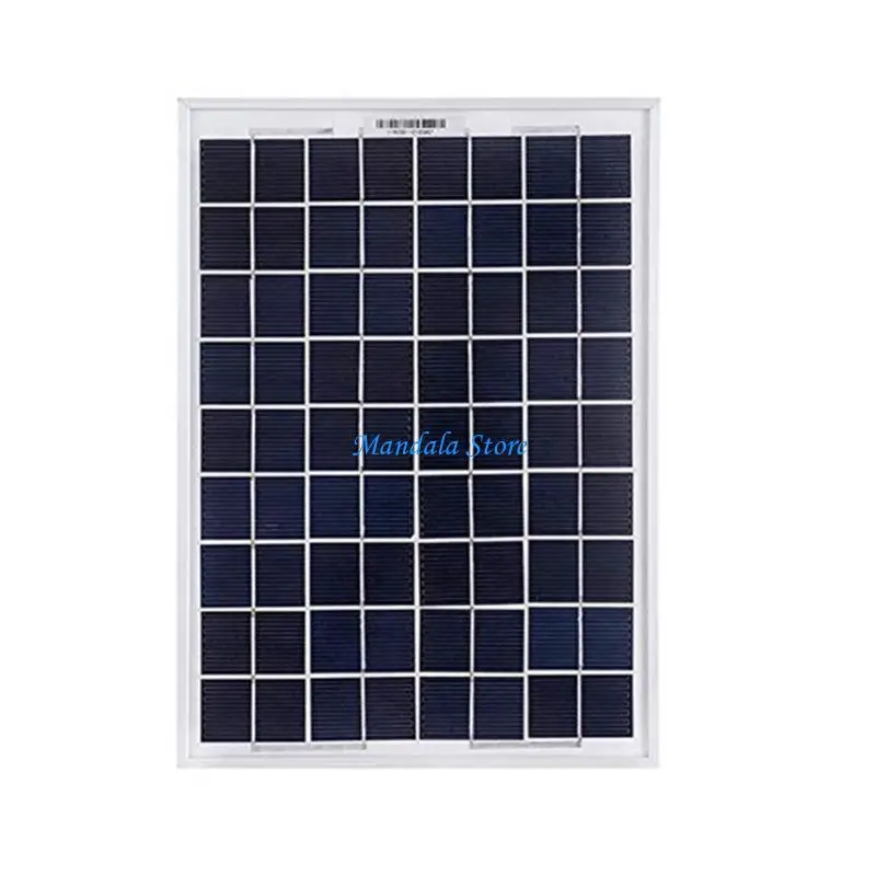 U2JC 18V 20W Solar Panel Power System + 12V / 24V Digital Controller + 1000W Inverter for Outdoor Home Energy Saving
