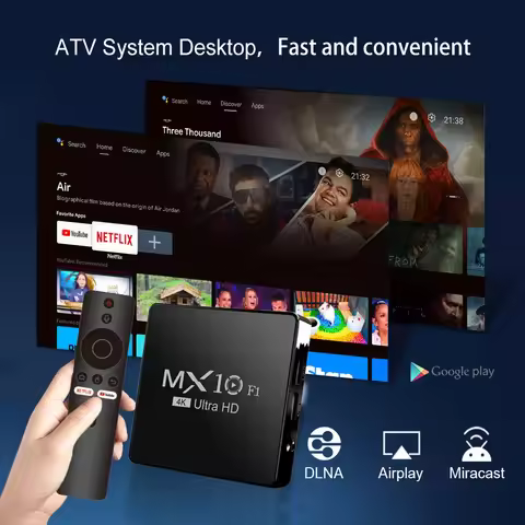 MX10-F1 2GB 16GB Set Top Box Smart 4k Allwinner H313 Android 13 Tv Box Smart Tv Box Media Player