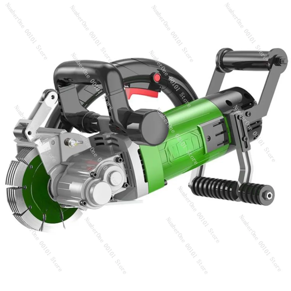 

220V Wall Groove Cutting Machine 38MM Electric Wall Chaser Groove Cutting Machine Concrete Cutter Notcher Groover 5000W