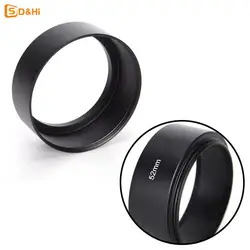 52mm metal alloy material long lens hood for Canon Nikon camera New