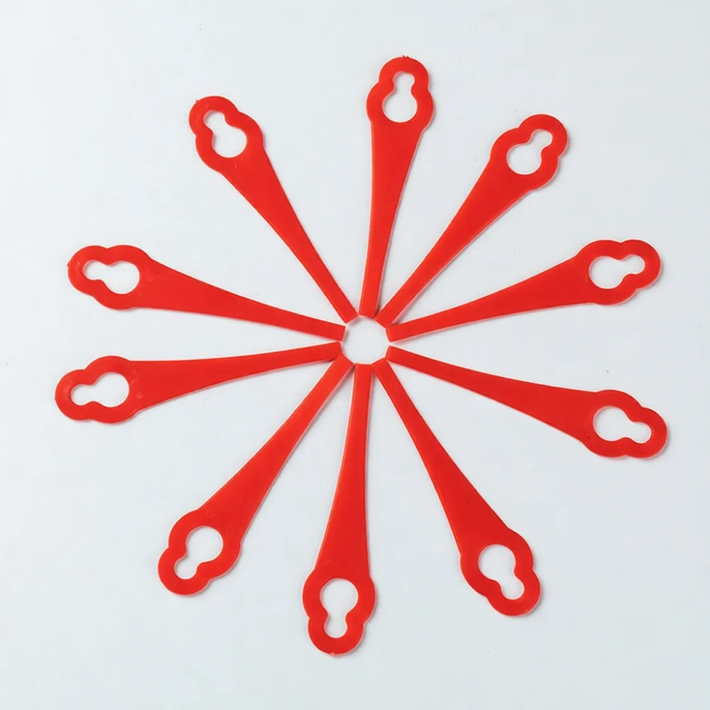 Universal Plastic Mower Blades L83 Gourd Style Grass Trimmer Parts Easy Install Lawn Mower Replacement Garden Equipment