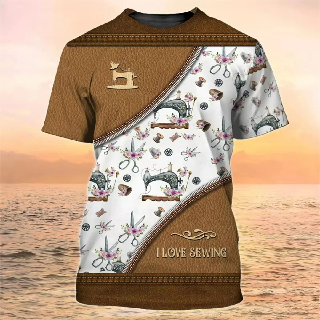 الخياطة قميص تي شيرت رجالي ثلاثية الأبعاد الطباعة الرياضة الترفيه الجافة بسرعة تنفس ومريحة الرجال والنساء Y2K تي شيرت