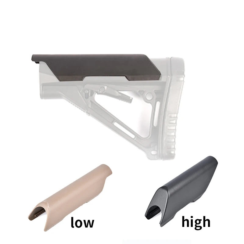 Tactical CTR CHEEK RISER AR15 Suitable For Non Gunstock Stock Buttstock AR 15 M4 Enhancer Low Height Nylon Airsoft Accessories