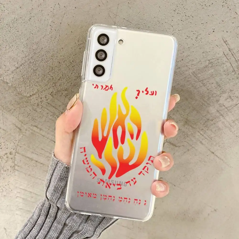 لهب نمط قضية الهاتف لسامسونج غالاكسي S 20 30 21 22 23 24 A 30 50 71 72 31 32 51 70 73 الترا زائد لايت واضح #4