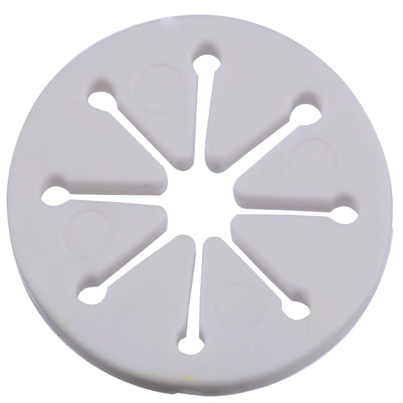 7Pcs Sock Clips Sock Holder Rings Organizers Sorters Locks Clips Clothes Pegs For Home Laundry White