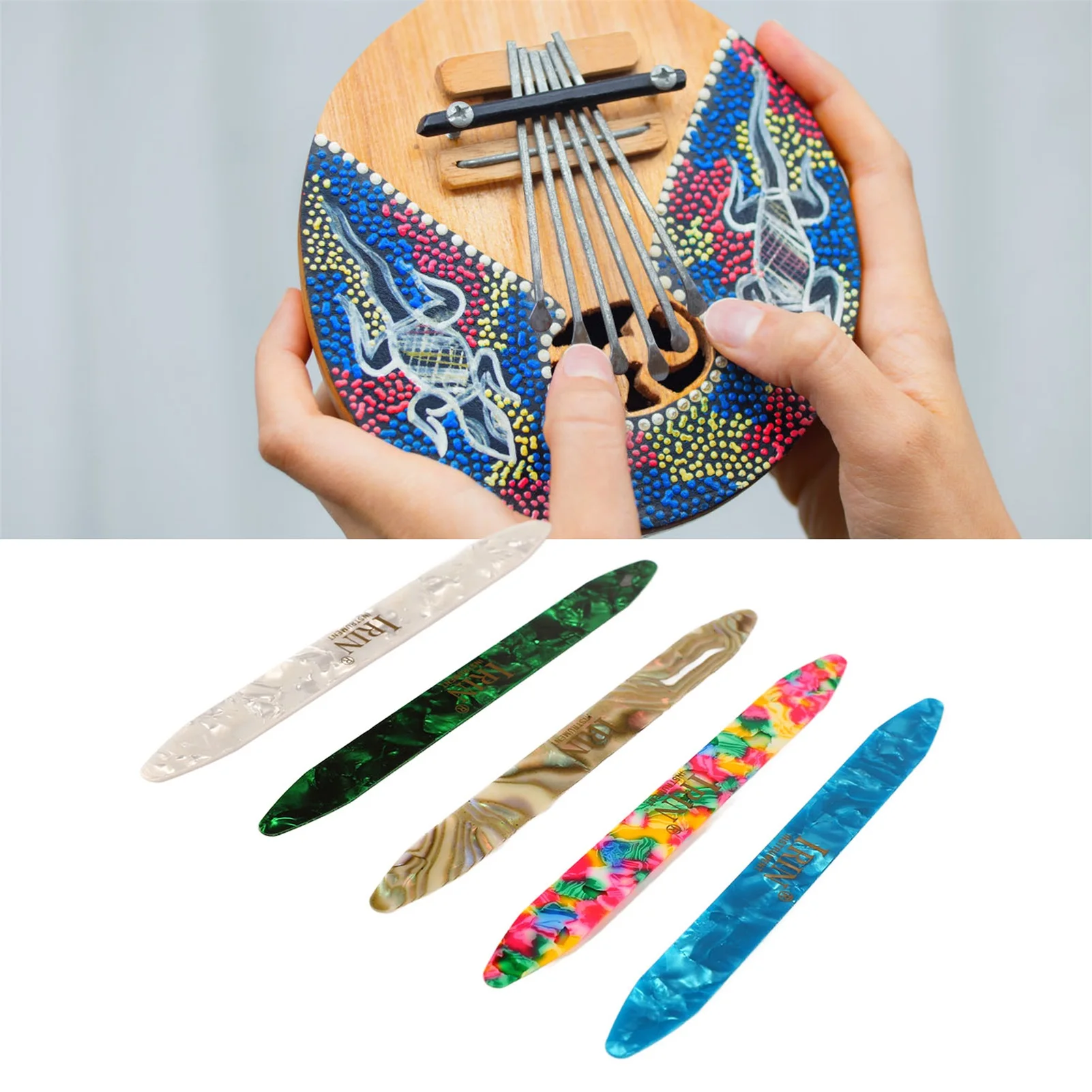 5 ชิ้น ชุดปิ๊กอู๊ดแบบมืออาชีพ พิมพ์ลาย ชุดปิ๊กอู๊ดน้ำหนักเบา ขนาดมาตรฐาน สำหรับการแสดงในโรงเรียน