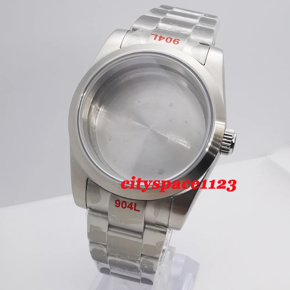 

36mm/39mm brushed watch case band sapphire glass stainless steel fit NH35 NH36 ETA2824 PT5000 Miyota8215 DG2813 movement