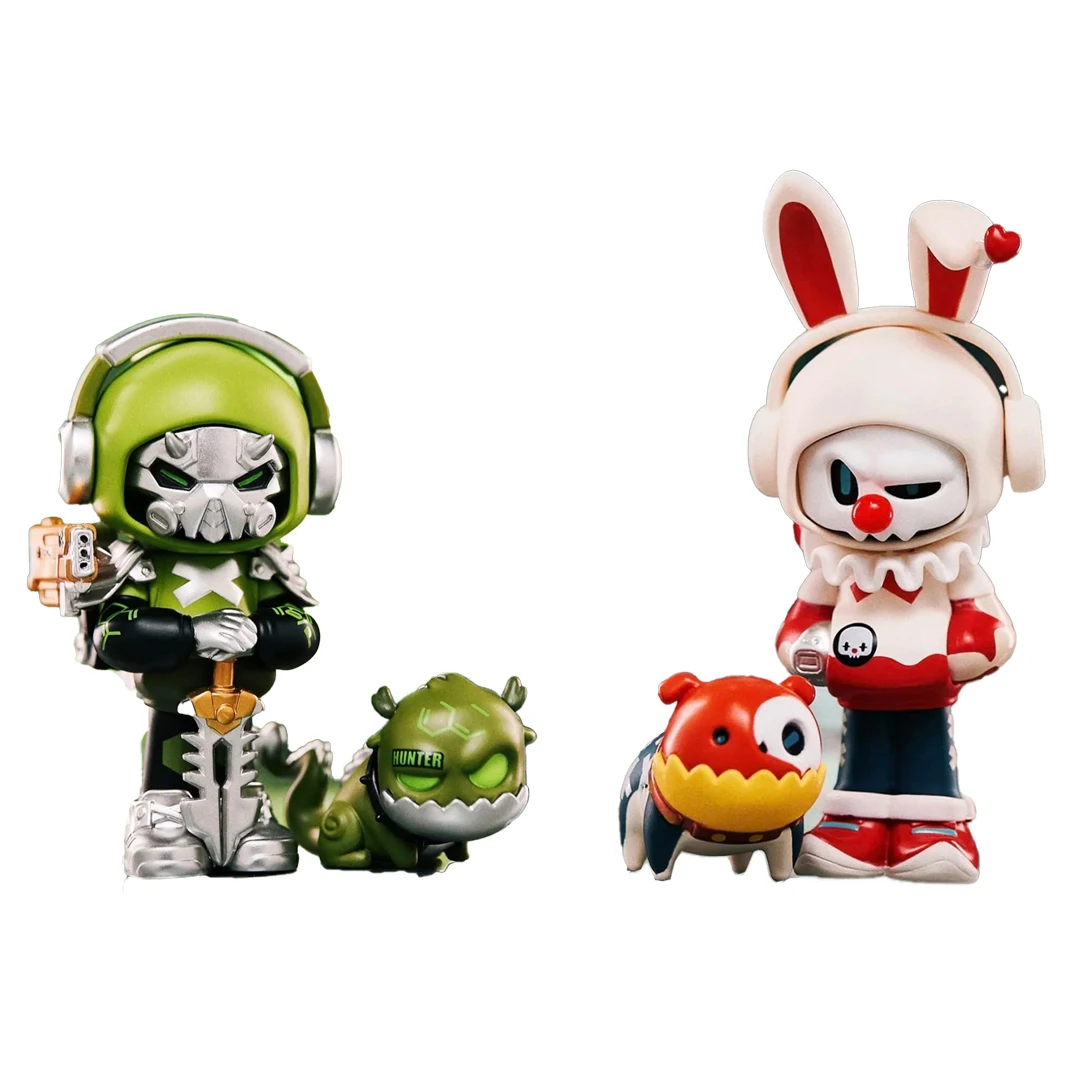 

MR.BONE The Wicked Union: Фигурки-сюрпризы в закрытых коробках, кукла-мясник, ПВХ-модель собаки, подарки, модные коллекционные игрушки-украшения