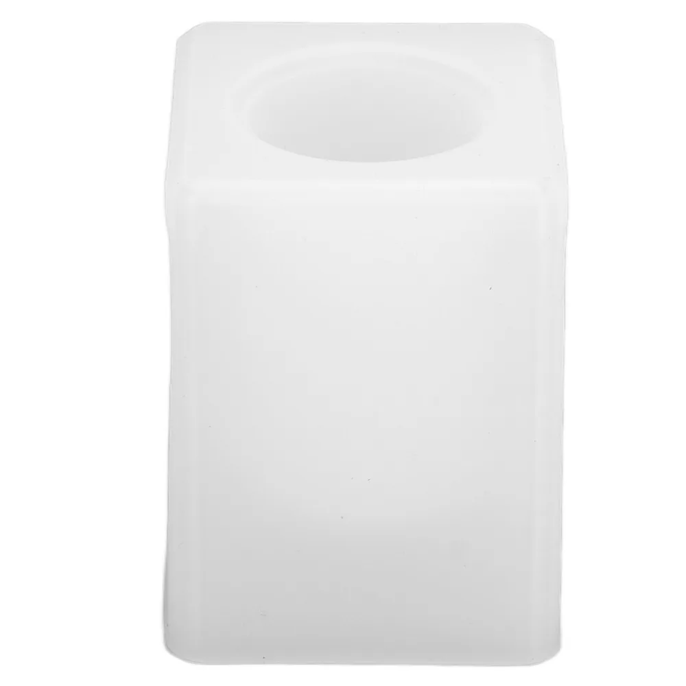 

Clay Molds White Resin Mold Reusable Round Cylinder Silicone Molds Durable Resin Molds Desktop Organizer