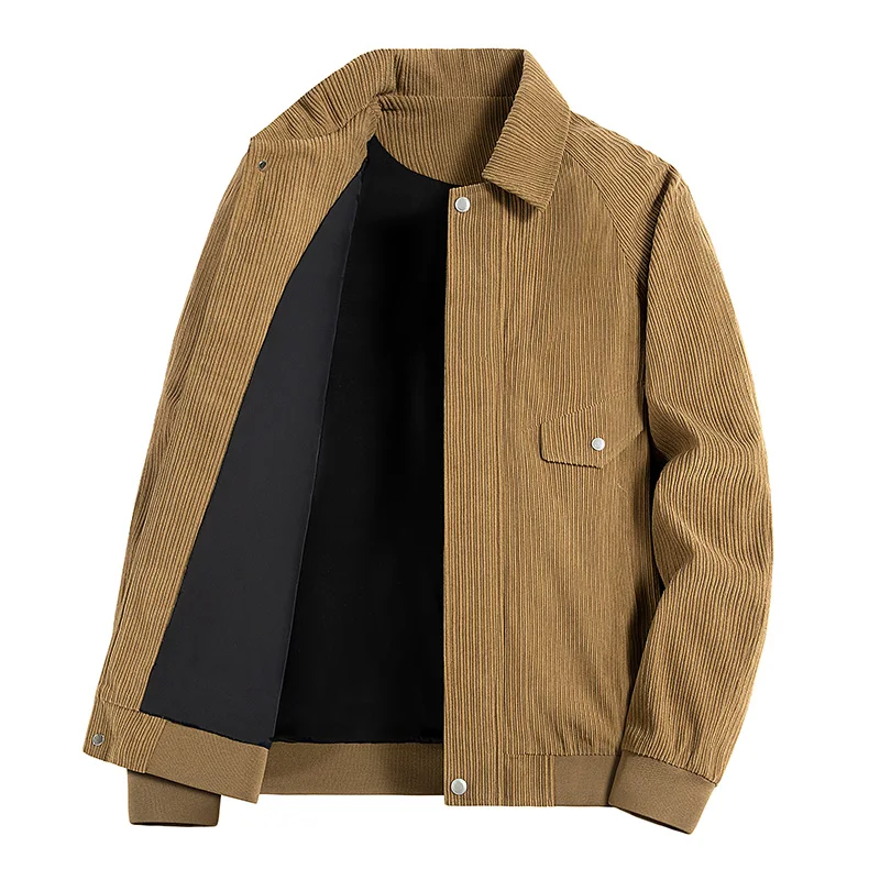 

Men Autumn Casual Jacket Outwear Mens Corduroy Blazer Suit Jacket Casual Slim Fit Comfortable Elegant Business Formal Wear Out