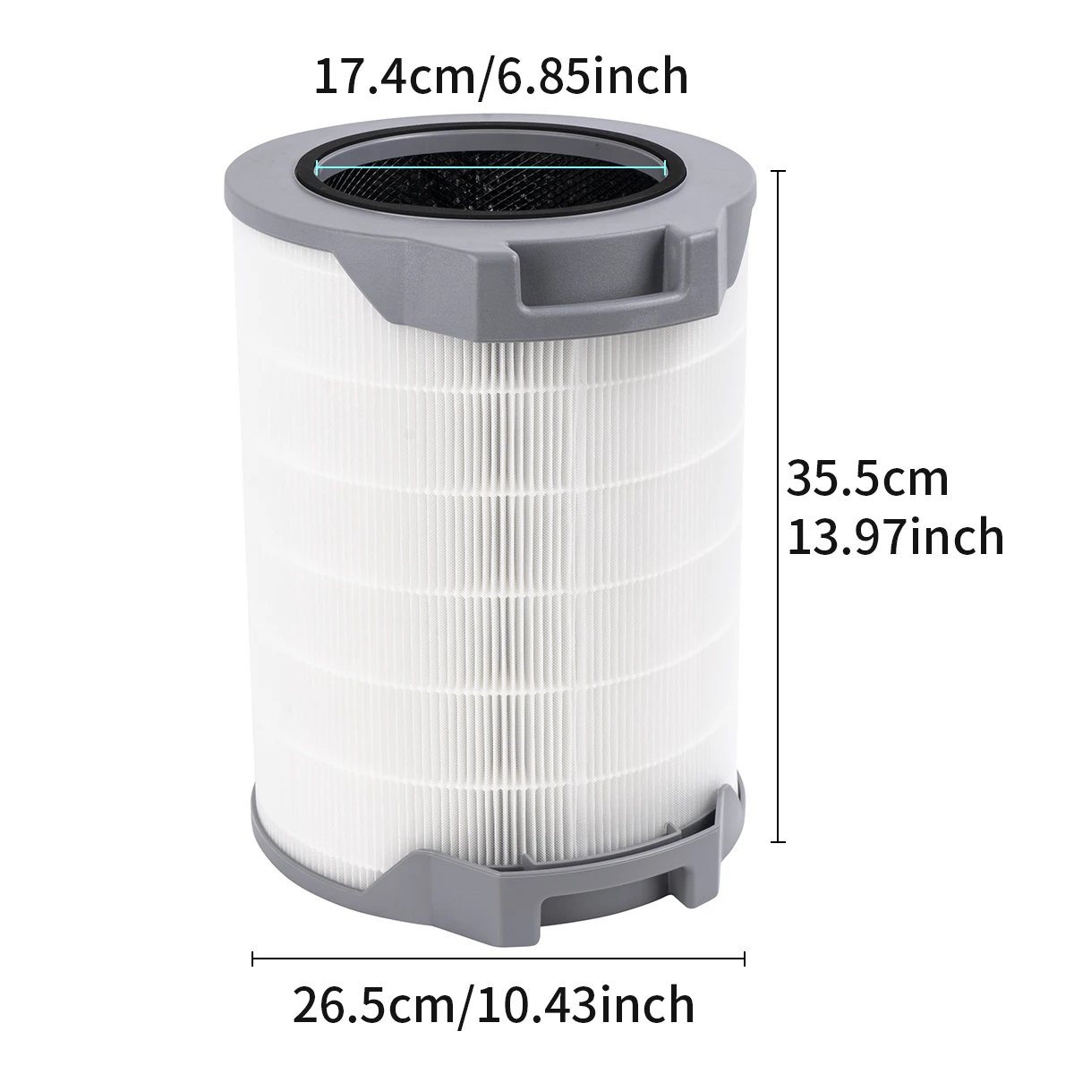 Filter Pengganti untuk Pembersih Udara Levoit LV-H134 LV-H134-RF, Karbon Aktif Efisiensi Tinggi untuk Menghilangkan Bau Asap