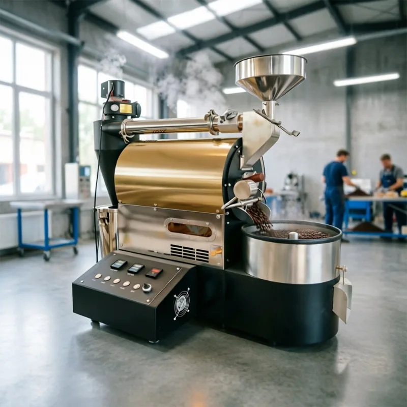 Fully automatic large-capacity cross-border hot-selling factory coffee bean roasting machine