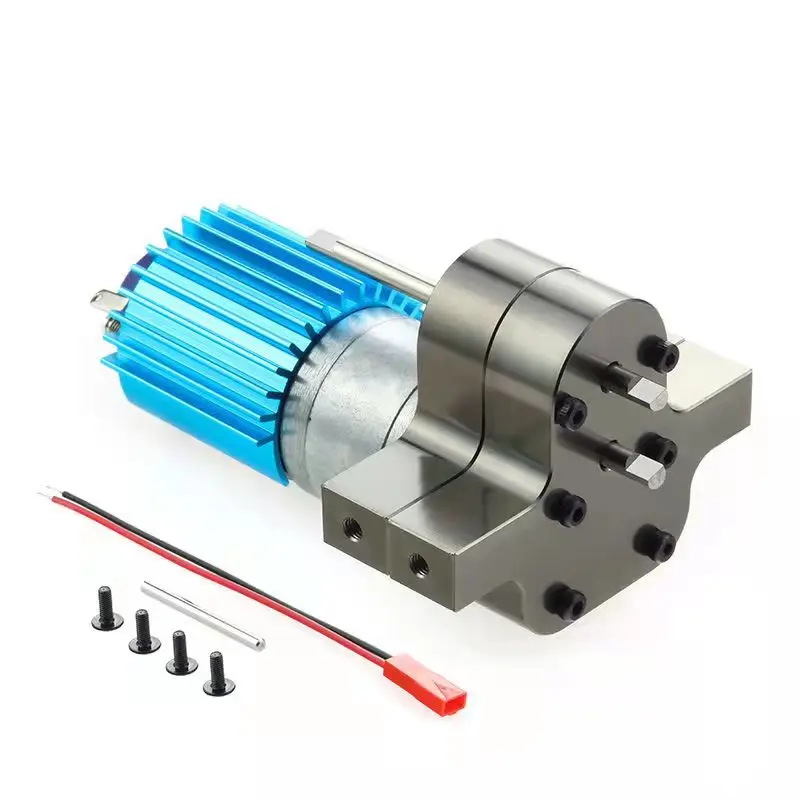 Metall-Transfergetriebe mit 370-Bürstenmotor für WPL B14 B16 B24 B36 C14 C24 JJRC Q60 MN D90 MN99S MN91 Geschwindigkeitsänderung aktualisiert