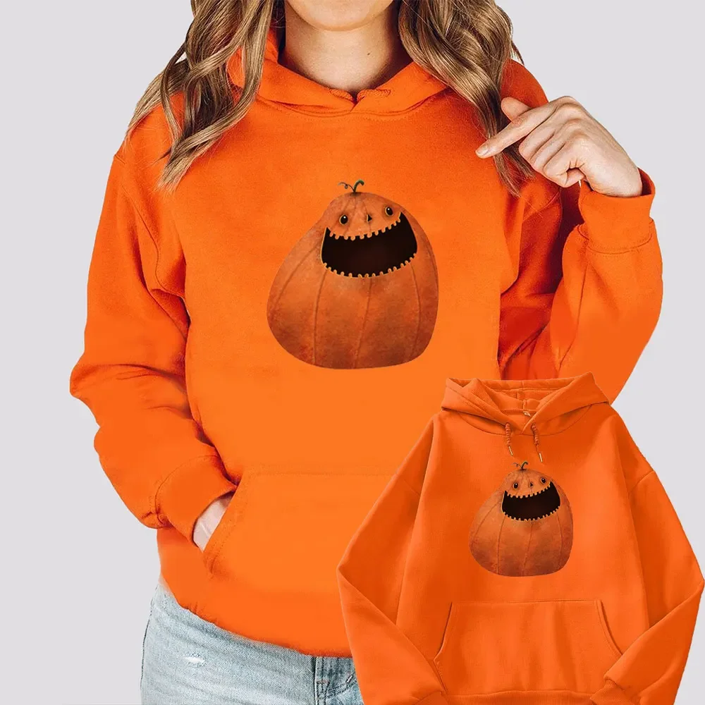 2024 Happy Pumpkin Halloween Fall Active Hoodies Halloween Pumpkin Graphics Men's Autumn Long Sleeve Classic Sweatshirt hoody