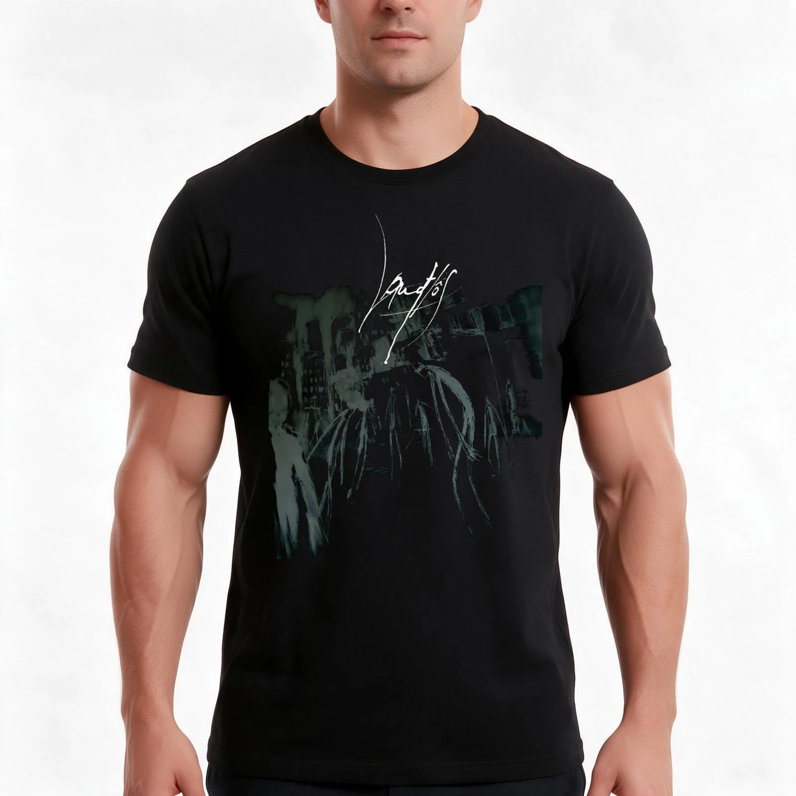 Lantl?s - Post Black Metal Men T Shirt anime t shirts oversize