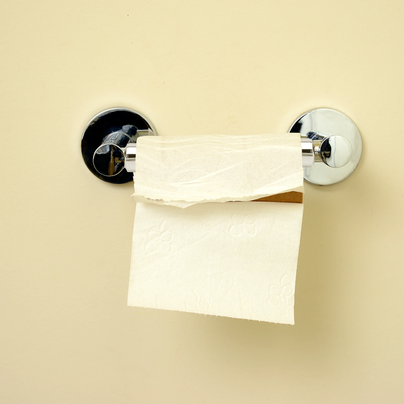 

Toilet Paper Holder Premium ABS Durable Silver Extendable 110cm to 165cm Fits Most Rolls Bathroom Home Hotel Paper Accessories